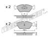 TRUSTING 093.0 (0930) Brake Pad Set, disc brake