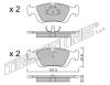 TRUSTING 126.0 (1260) Brake Pad Set, disc brake