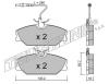 TRUSTING 144.0 (1440) Brake Pad Set, disc brake