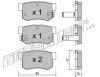 TRUSTING 176.0 (1760) Brake Pad Set, disc brake