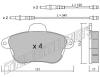 TRUSTING 191.0 (1910) Brake Pad Set, disc brake