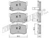 TRUSTING 194.0 (1940) Brake Pad Set, disc brake