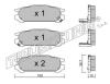 TRUSTING 213.0 (2130) Brake Pad Set, disc brake