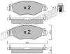 TRUSTING 263.0 (2630) Brake Pad Set, disc brake