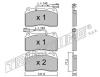 TRUSTING 297.0 (2970) Brake Pad Set, disc brake