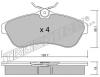 TRUSTING 338.0 (3380) Brake Pad Set, disc brake