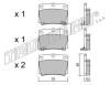 TRUSTING 500.0 (5000) Brake Pad Set, disc brake