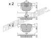 TRUSTING 660.0 (6600) Brake Pad Set, disc brake