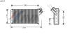 AVA QUALITY COOLING CN6129 Heat Exchanger, interior heating