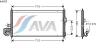 AVA QUALITY COOLING DN5205 Condenser, air conditioning