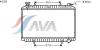 AVA QUALITY COOLING DNA2206 Radiator, engine cooling