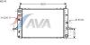 AVA QUALITY COOLING FD2140 Radiator, engine cooling