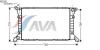 AVA QUALITY COOLING FD2202 Radiator, engine cooling