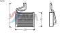 AVA QUALITY COOLING FD6286 Heat Exchanger, interior heating