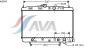AVA QUALITY COOLING HD2043 Radiator, engine cooling