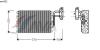 AVA QUALITY COOLING MSV002 Evaporator, air conditioning