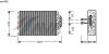 AVA QUALITY COOLING MSV008 Evaporator, air conditioning