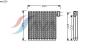 AVA QUALITY COOLING MZV216 Evaporator, air conditioning