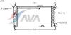 AVA QUALITY COOLING OL2091 Radiator, engine cooling