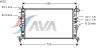 AVA QUALITY COOLING OL2222 Radiator, engine cooling
