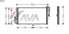 AVA QUALITY COOLING OL5268 Condenser, air conditioning