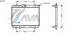 AVA QUALITY COOLING PE2205 Radiator, engine cooling
