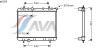 AVA QUALITY COOLING PE2260 Radiator, engine cooling
