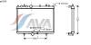 AVA QUALITY COOLING PE2269 Radiator, engine cooling