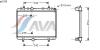 AVA QUALITY COOLING PE2330 Radiator, engine cooling