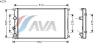 AVA QUALITY COOLING RT2276 Radiator, engine cooling
