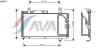 AVA QUALITY COOLING SZ5067 Condenser, air conditioning