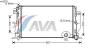 AVA QUALITY COOLING VW2279 Radiator, engine cooling
