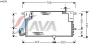 AVA QUALITY COOLING VW5141 Condenser, air conditioning