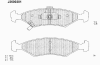 NIPPARTS J3600301 Brake Pad Set, disc brake