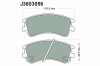 NIPPARTS J3603056 Brake Pad Set, disc brake