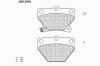 NIPPARTS J3612018 Brake Pad Set, disc brake