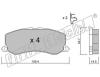 fri.tech. 432.0 (4320) Brake Pad Set, disc brake