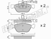 fri.tech. 085.1 (0851) Brake Pad Set, disc brake
