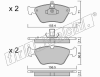 fri.tech. 130.0 (1300) Brake Pad Set, disc brake