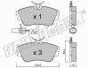 fri.tech. 167.1 (1671) Brake Pad Set, disc brake