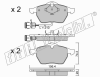 fri.tech. 188.0 (1880) Brake Pad Set, disc brake