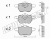 fri.tech. 188.1 (1881) Brake Pad Set, disc brake