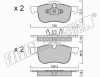 fri.tech. 318.0 (3180) Brake Pad Set, disc brake