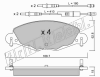 fri.tech. 341.0 (3410) Brake Pad Set, disc brake