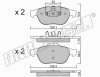 fri.tech. 345.0 (3450) Brake Pad Set, disc brake