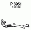 FENNO P3951 Exhaust Pipe