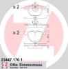 ZIMMERMANN 23447.170.1 (234471701) Brake Pad Set, disc brake