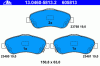 ATE 13.0460-5813.2 (13046058132) Brake Pad Set, disc brake