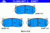 ATE 13.0460-5871.2 (13046058712) Brake Pad Set, disc brake