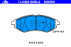 ATE 13.0460-5899.2 (13046058992) Brake Pad Set, disc brake